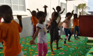 Sights and sounds of grateful kids